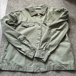 NWT olive utility jacket.